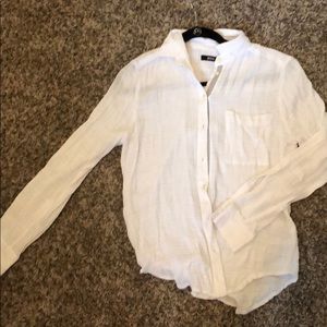 BDG white collared shirt
